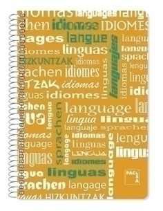 BLOCK PACSA ASIGNAT. Fº 80h CD.4 IDIOMAS - Pack de 4 unidades